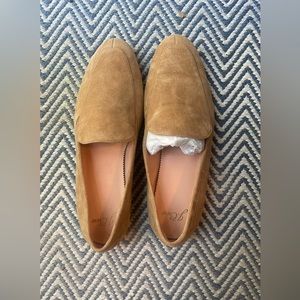J Crew Tan Suede Size 8 Loafers